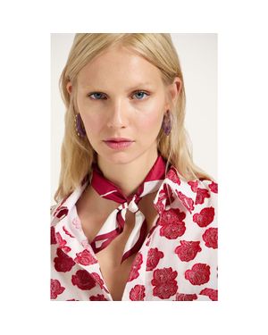La DoubleJ Mini Foulard 45X45 - Red