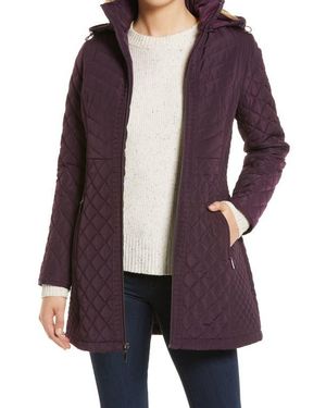 Gallery Quilted Jacket - Purple