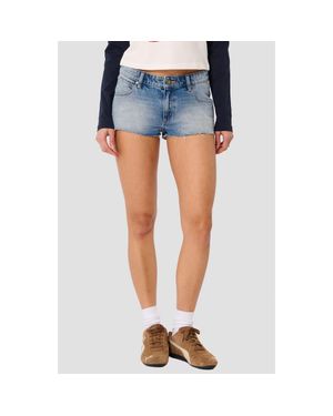 A.Brand Cutoff Denim Shorts - Blue