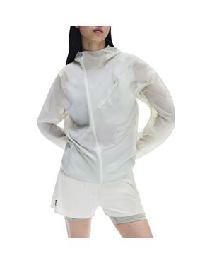 On Shoes X Paf Zero Water Repellent Hooded Running Jacket - Gray