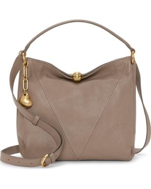 Vince Camuto Medna Leather Shoulder Bag - Natural