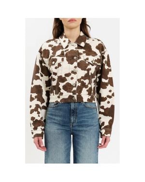 DAZE Del Mar Crop Denim Jacket - Black