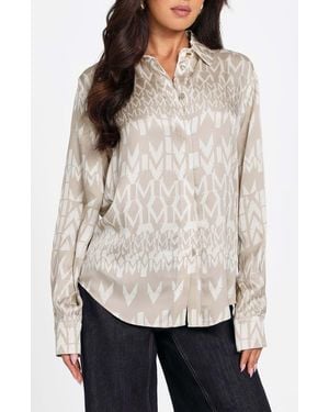 Marciano New Melissa Paisley Button-Up Shirt - White