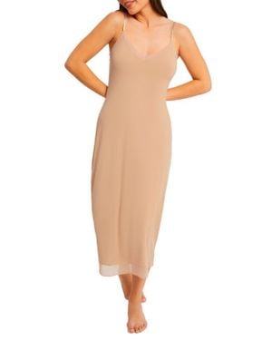 Montelle Intimates Maxi Slip - Orange