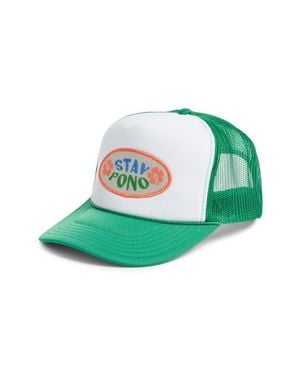 Friday Feelin Stay Pono Trucker Hat - Green