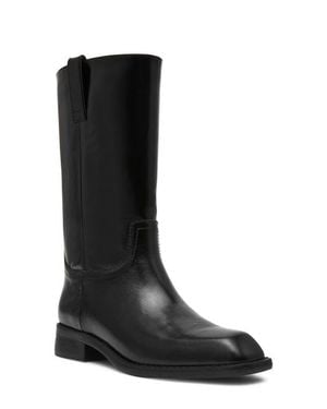 Steve Madden Primo Tall Leather Boot - Black