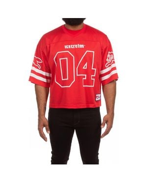 ICECREAM Slushie Mesh Jersey T-Shirt - Red