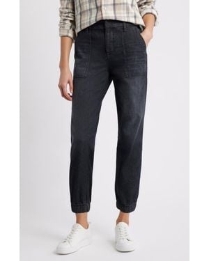 Frank & Eileen Utility Denim Sweatpants - Blue