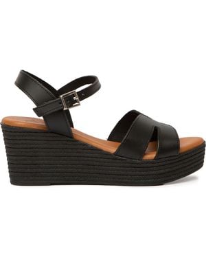 Menina Step Sara Heeled Sandal - Black