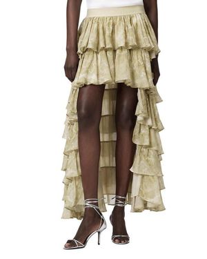 AllSaints Cavarly High-Low Maxi Skirt - Natural
