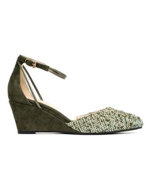 Steffie's Landmark Wedge Heel - Green