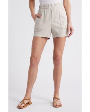 Wit & Wisdom Skyrise Patch Pocket Shorts - White
