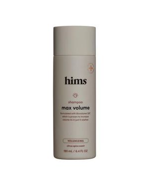 Hims & Hers Max Volume Shampoo Volumizing, Shine-Enhancing, Biotin-Infused Citrus Spice Formula - Gray