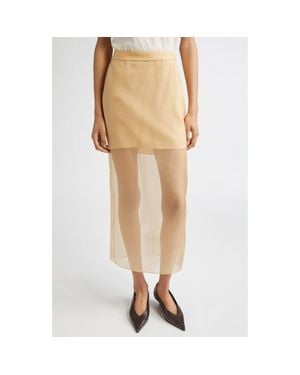 Twp Sylkie Silk Maxi Skirt - Natural