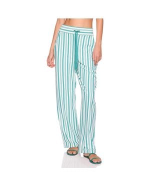 Susana Monaco Stripe Wide Leg Pants - Blue