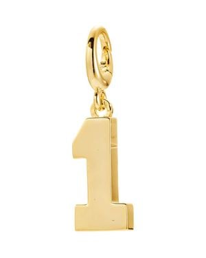 The Drip Bros Drip Digits Number Pendant Charm - Metallic