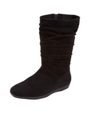 Comfortview The Aneela Wide Calf Boot - Black