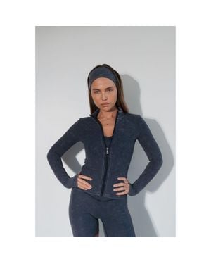 Vitaly Cloud Ii Rib Basic Jacket - Blue