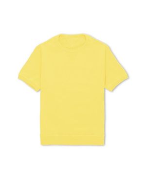 Fortela Ohio Brushed Jersey Short Sleeve Sweatshirt - Yellow