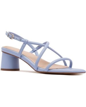 Frankie Lottie Block Heel Sandal - Blue