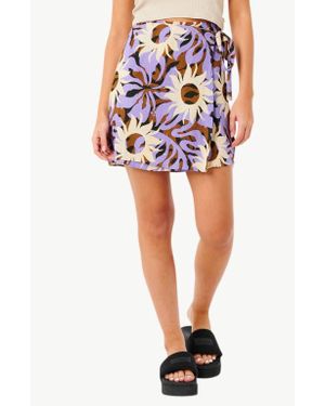 Rip Curl Sun Drenched Wrap Skirt - Blue