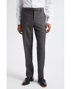 Isaia Unito Royal Wool & Cashmere Pants - Gray