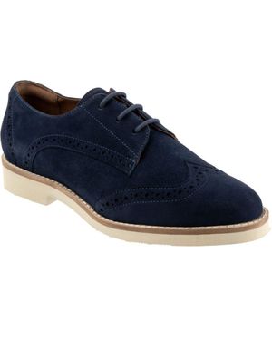 Softwalk Willet Wingtip Derby - Blue