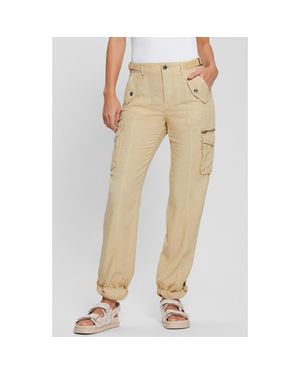 Guess Nessi Cargo Pants - Natural