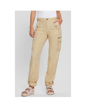 Guess Nessi Cargo Pants - Natural
