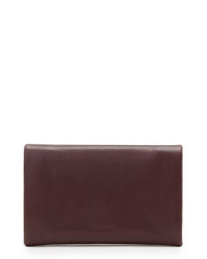 AllSaints Harluna Leather Bifold Wallet - Purple
