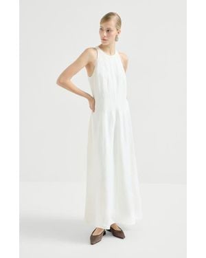 Brunello Cucinelli Fluid Dress - White