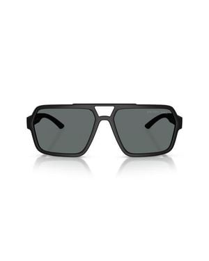 Prada Linea Rossa 59Mm Polarized Pilot Sunglasses - Black