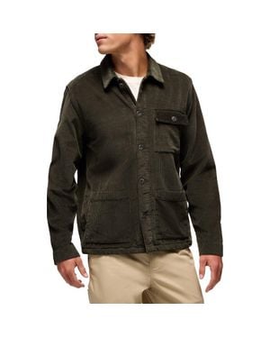 Prana Ridgecrest Organic Cotton Corduroy Chore Coat - Black