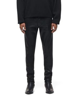 Hudson Jeans Zack Coated Skinny Jeans - Black