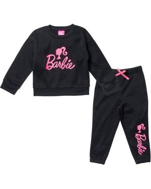 Barbie French Terry Sweatshirt & Pants Set - Blue