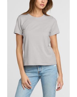 The Standard Stitch The Organic Cotton Crew Tee - Gray
