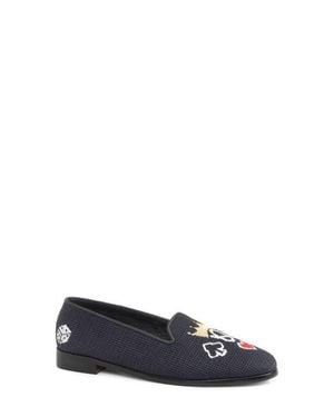 PAIGE Needlepoint Loafer - Blue