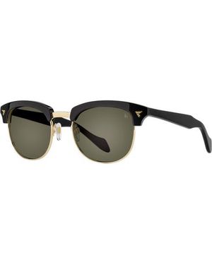 American Optical Sirmont 51Mm Wayfarer Nylon Polarized - Black