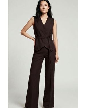 Anatomie Solstice Ponte Wide Leg Pant - Blue