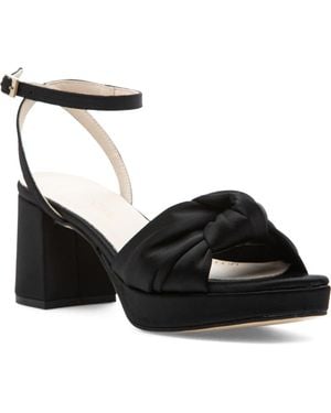 275 Central Malik Ankle Strap Platform Sandal - Black