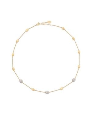 Marco Bicego Siviglia Diamond Pavé Station Necklace - White