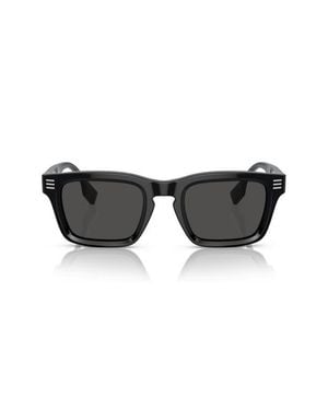 Burberry 51Mm Rectangular Sunglasses - Black
