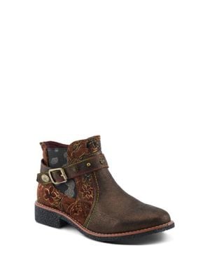 Spring Step Airies Bootie - Brown