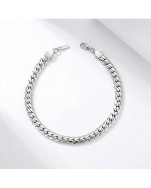 Bliss Diamond Jean 8Mm Anklet Plated 10 Length - Metallic