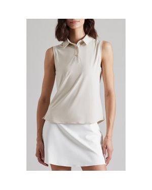 Rhone Course To Court Sleeveless Polo - White