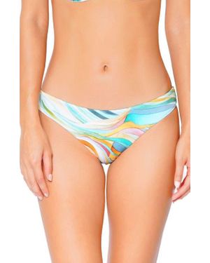 Huit So Chic Low Rise Bikini Bottoms - Blue