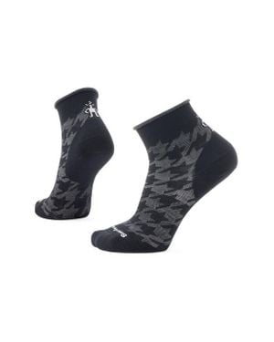 Smartwool Everyday Roll Top Houndstooth Ankle Socks - Blue