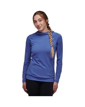 Black Diamond Alpenglow Hooded Long-Sleeve Shirt - Blue