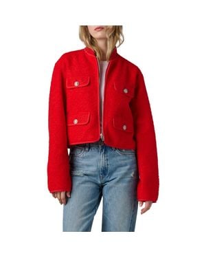Blank NYC Blade Collar Jacket - Red