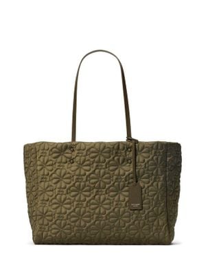 Kate Spade Large Tilly Quilted Tote - Green